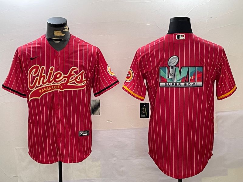 Men Kansas City Chiefs Blank Red Joint Name 2024 Nike Limited NFL Jersey style 2->kansas city chiefs->NFL Jersey